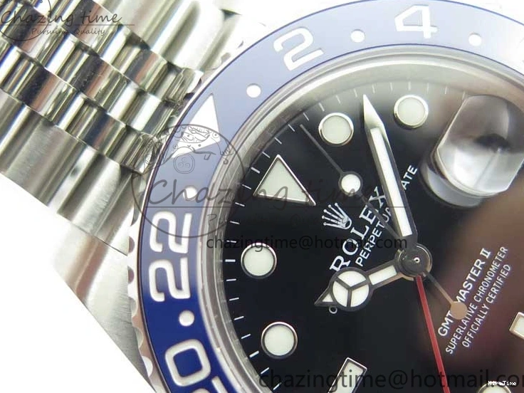 MiroTime 0521 UrbanStyle GMT-Master II 126710 BLRO 904L BP Maker 1:1 Best Edition Black Dial On 904L Jubilee Bracelet A3285 (Correct Hand Stack) 2517